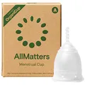 Produktbild: AllMatters Menstruationstasse (ehemals OrganiCup) - Größe A - für Alle, die Noch Nicht Vaginal Entbunden Haben - Weiches und Angenehmes Medizinisches Silikon