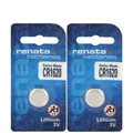 Produktbild: 2x Renata CR1620 3V Lithium Knopfzellen Batterien Schweiz