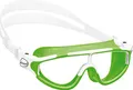 Produktbild: Cressi Baloo Goggles - Einscheibenbrille zum Schwimmen, Schwimmbad und Schnorcheln, Limette/Weiß, 2/7 Jahre, Junior Unisex