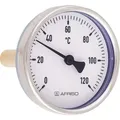 Produktbild: Bimetall-Zeigerthermometer 0 - 120°C, 1/2'', 63 mm, Stahlblechgehäuse