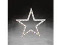 Produktbild: KONSTSMIDE Beleuchtetes Fensterbild Konstsmide LED Fenstersilhouette Stern warmweiße