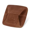 Produktbild: Brown Bear Münzbörse für Kleingeld mit Druckknopf aus Echtleder Braun Vintage