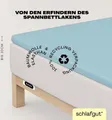 Produktbild: Schlafgut Spannbettlaken EASY Jersey Elasthan Topper, Jersey, Gummizug: rundum, (1 Stück), MADE IN GREEN by OEKO-TEX®