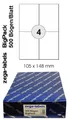 Produktbild: 2.000 Etiketten 105 x 148 mm auf DIN A4 Bögen (2x2 Etiketten DIN A6) UPS DPD DHL