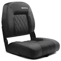 Produktbild: Luxus Low Back Bootssitz - Klark - Dark Series/Steuerstuhl/Klappbarer Bootsstuhl