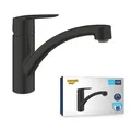 Produktbild: GROHE Küchenarmatur Wasserhahn Einhebelmischer schwarz Quickfix START 324412432
