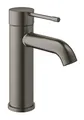 Produktbild: GROHE Essence, Waschtischarmatur, wassersparend (Wasserhahn für das Bad, 17cm hoch, Badarmatur mit langlebiger Oberfläche, einfache Installation am Waschbecken), anthrazit gebürstet, 23590AL1