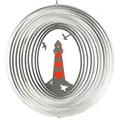 Produktbild: CIM Edelstahl Windspiel - Sun Dancer Mix Leuchtturm 300 rot - einzigartiger Materialmix - lichtreflektierend - Durchmesser: 30cm - inkl. Aufhängung