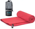 Produktbild: Fit-Flip Mikrofaser Handtuch 30x50cm Koralrot