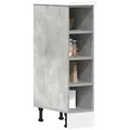 Produktbild: vidaXL Unterschrank Riga Betongrau 20x44,5x81,5 cm Holzwerkstoff