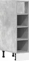 Produktbild: vidaXL Unterschrank Riga Betongrau 20x44,5x81,5 cm Holzwerkstoff