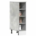 Produktbild: vidaXL Unterschrank Betongrau 20x44,5x81,5 cm verleimtes Holz