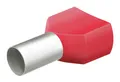 Produktbild: Knipex Aderendhülse Twin mit Kragen 8 mm 2 x 1mm2 a 200 Stück - 97 99 372