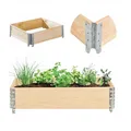 Produktbild: Hochbeet Gartenbeet Pflanzbeet Kräuterbeet Pflanzbox Holz Gartenkasten 120 x 120