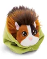 Produktbild: NICI Little Paws Meerschweinchen Kuscheltier 12cm Espresso-karamell im grünen Körbchen - Flauschiges Stofftier, Plüschtier zum Kuscheln, Spielen und Liebhaben - 61334