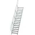 Produktbild: MUNK Aluminium-Treppe Stufen 45° 16 Stufen