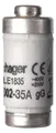 Produktbild: HAGER LE1835 - Sicherungseinsatz D02 E18 35A 400V gG mit Kennmelder