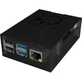 Produktbild: RPI CASE RP108 - Gehäuse für Raspberry Pi 4, Alu/Kunststoff, schwarz