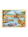 Produktbild: Goki Wooden Jigsaw Puzzle African Savanna 96pcs. Holz