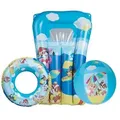 Produktbild: Happy People - Paw Patrol 3er Strandset - Wasserball, Schwimmring & Luftmatratze baden planschen