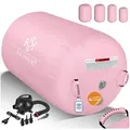 Produktbild: KESSER Gymnastikmatte, Aufblasbare Air Roll Airtrack, Gymnastik-Rolle inkl. Tragetasche rosa 75 cm x 120 cm