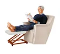 Produktbild: Medosan Fußhocker Relax-Hocker “Luxus”, Fußhocker, 3fach höhenverstellbar