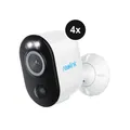Produktbild: Reolink Argus Series B330 - Kabellose 2K Außenkamera mit Licht - 4er-Set