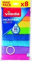Produktbild: Vileda Mikrofasertücher Colors 174430 | Allzwecktücher 8er Pack | 30x30cm | saugstark & langlebig | waschbar