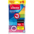 Produktbild: 8er Pack Vileda Microfaser Colors XXL Allzwecktuch Mikcrofaser Microfasertuch