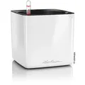 Produktbild: Lechuza® Pflanzgefäß Cube Glossy 16 Weiß highgloss 17 cm x 17 cm