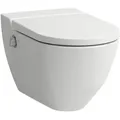Produktbild: LAUFEN Navia Cleanet Dusch-WC, Tiefspüler 4,5/3-Liter wandhängend, spülrandlos, 37x58 cm, H8206014000001, Farbe: Weiß mit LCC