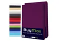 Produktbild: Buymax Spannbettlaken 2-er Set, Doppelpack, Bettlaken, Jersey 100% Baumwolle, Gummizug: rundum, (2 Stück), 90x200 100x200 140x200 160x200 180x200 cm, Matratzen bis 25 cm Höhe