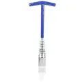 Produktbild: alca Zündkerzenschlüssel alca® Zündkerzenschlüssel 21 mm mit Feder + T-Griff Z-Gelenk Universal (1 St) blau|schwarz|silberfarben 9.5 cm x 2.7 cm