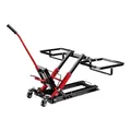 Produktbild: Wiltec Hydraulik-Heber 3 in 1, Motorradheber bis 300 kg, Quad Hebebühne Hubhöhe bis 53 cm, Mobile Hebebühne für ATV, Rasenmäher, Motorräder