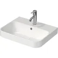 Produktbild: Duravit Aufsatzbecken HAPPY D.2 PLUS m ÜL m HLB 500x400mm 1 HL weiss/anthrazit (400 mm, 500 mm) (23605061001)