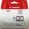 Produktbild: Tonerkartusche Tinte Original Canon Pg-545 Cl-546 Schwarz + Farbe Bipack_
