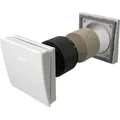 Produktbild: BOSCH dezentrale Lüftung V3000D 55 /K Komplettset: mit Montagerohr und Hauben - 7738113829
