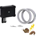 Produktbild: dobar® Slug-Shock-Schneckenschutz zur Schneckenabwehr - Elektrischer Schneckenzaun für Hochbeete und Beetumrandung - Schutz vor Schnecken für den Garten - 10 m