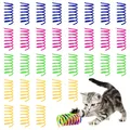 Produktbild: 32 stück Katze Spirale Spielzeug Katzenspielzeug-Set Bunte Spiralfedern Sprin...