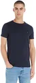 Produktbild: Tommy Hilfiger Herren T-Shirt Kurzarm Core Stretch Slim Fit, Blau (Desert Sky), XL