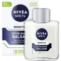 Produktbild: NIVEA MEN Sensitive After Shave Balsam im 6er Pack (6 x 100 ml), beruhigendes After Shave, Hautpflege nach der Rasur mit Kamille und Vitamin E