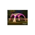Produktbild: Swing&Harmonie LED Event Pavillon 3,6 x 3,6m DomeShelter Garten Pavillion inkl. Solarmodul Pavilion Designer Gartenzelt Camping Pavilon Partyzelt mit Beleuchtung - versch. Ausführungen