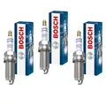 Produktbild: 3x BOSCH Zündkerze Doppelplatin für BMW 3er E90 325i Subaru Impreza Schrägheck