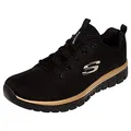 Produktbild: Skechers Damen Graceful Get Connected Sneakers, Schwarz Rose Gold, 36.5 EU