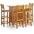 Produktbild: vidaXL 5-Tlg Gartenbar-Set Massivholz Akazie 3115999