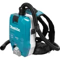 Produktbild: Makita Akku-Rucksackstaubsauger VC009G, 40V max., 180 mbar, 2 l - Schwarz/Blau/Weiß