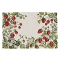 Produktbild: SANDER Strawberry Gobelin-Tischset Platzset Platzdeckchen Sommer Erdbeeren 32x48
