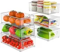 Produktbild: Kühlschrank Organizer Set - 6er Set (3 Größe) Kühlschrank Organizer, Küchen Orga
