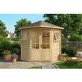 Produktbild: Alpholz Sunny-A Holz-Gartenhaus Natur Spitzdach Unbehandelt 225 cm x 200 cm