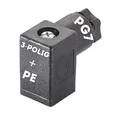 Produktbild: 5 Stück Kalitec Ventilstecker Form C Ventil Stecker PG7 Steckverbinder 4 polig